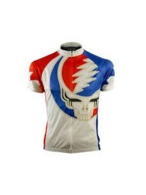 Primal Wear Grateful Dead Origins Skull Cycling Jersey Men’s Size S NWT Multicol